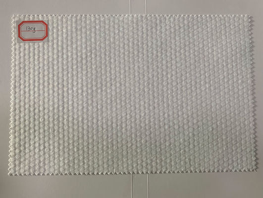130g 화이트 펄 그레인 100% 비스코스 크로스 스펀레이스 부직포 티슈