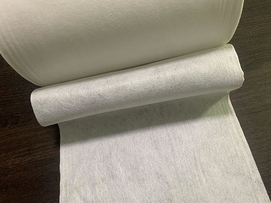 면 조직, 패드, 물티슈용 50g 백색 비스코스 및 폴리에스터 스펀레이스 부직포